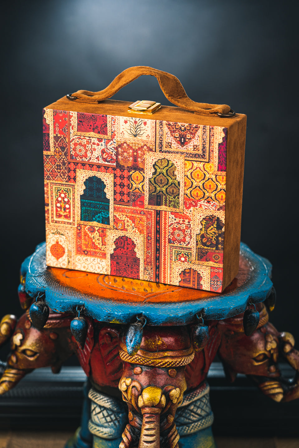 Nidhi_Rathi_Orange_Red_Printed_Box_Clutch
