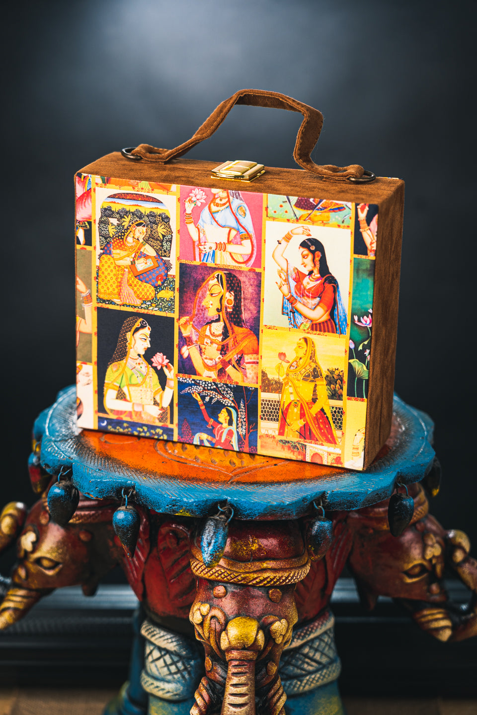 Nidhi_Rathi_Yellow_Red_Printed_Box_Clutch