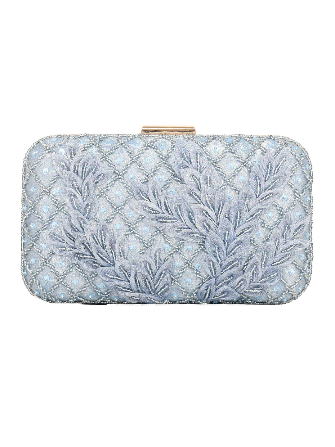 NR By Nidhi Rathi Embellished Box Clutch