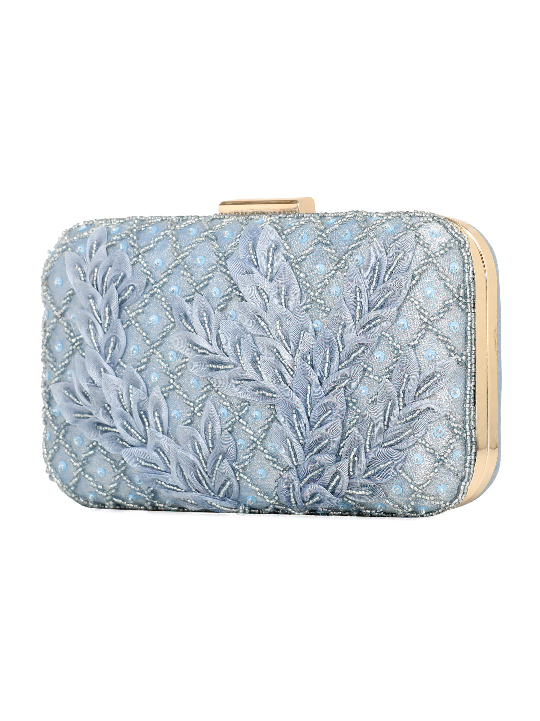 NR By Nidhi Rathi Embellished Box Clutch