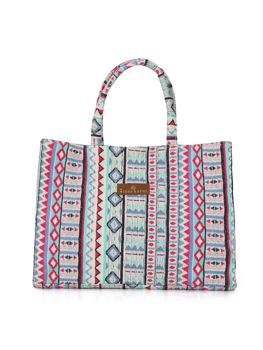 Nidhi_Rathi_White_Oversized_Shopper_Tote_Bag_With_Tasselled