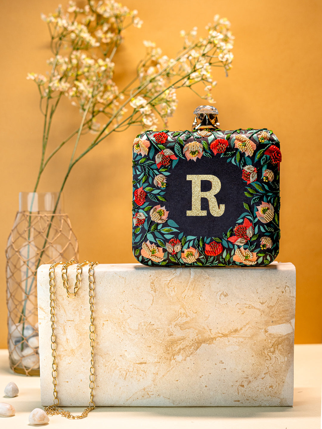 Nidhi_Rathi_Black_&_Red_Embellished_Box_Clutch