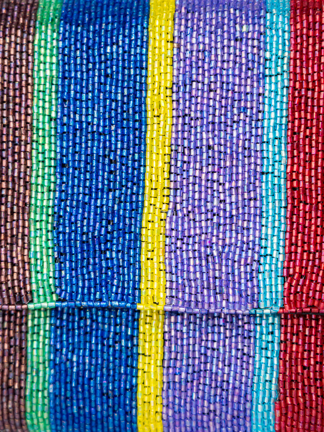 NR By Nidhi Rathi Purple Red Embellished Envelope Clutch