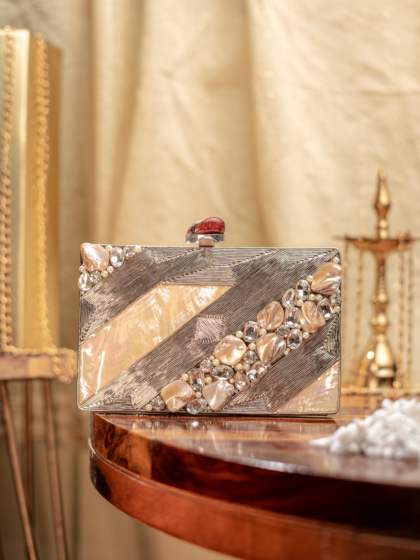 Mother Of Pearl Clutch Bag
