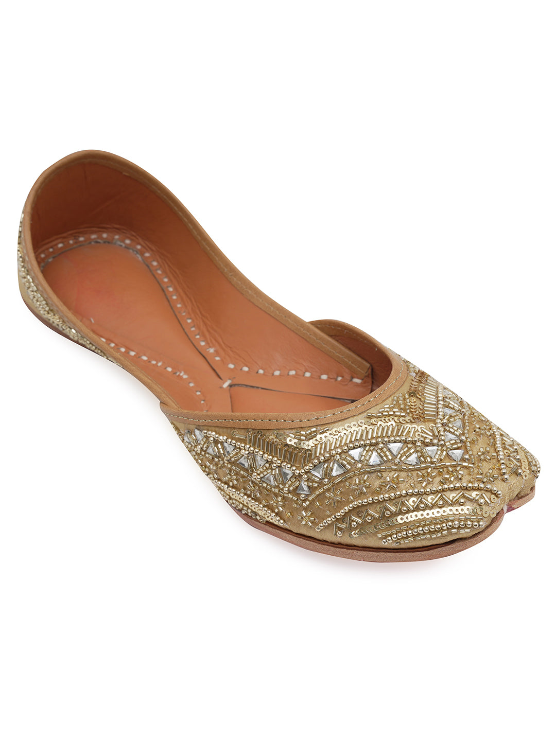 Women embroidered Mojaris Flats
