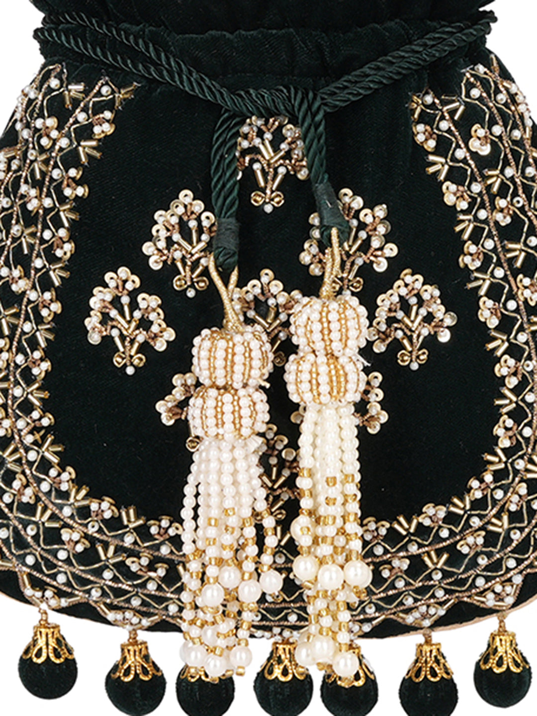 Floral Embroidered Potli Clutch